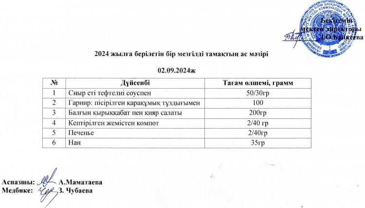 ас мәзірі